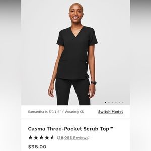 Figs Casma Three-Pocket Scrub Top